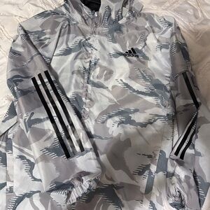Adidas Camouflage Windbreaker Jacket